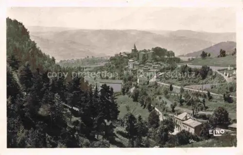 AK / Ansichtskarte Saint-Privat-d Allier Vue générale Château Eglise Avenue du Puy