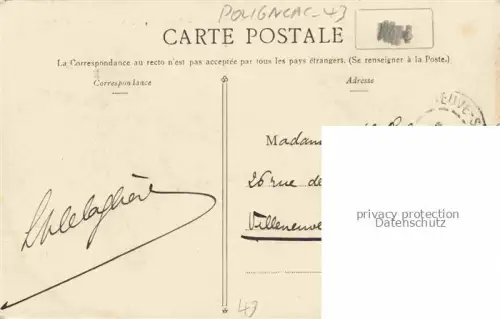 AK / Ansichtskarte St-Paulien LE PUY 43 Haute-Loire Château de Polignac vue prise de la route du Puy