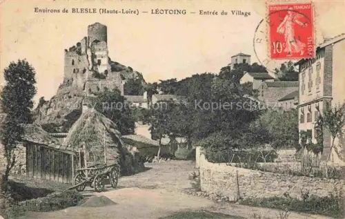 AK / Ansichtskarte Leotoing BRIOUDE 43 Haute-Loire Entrée du village