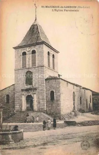 AK / Ansichtskarte St-Maurice-de-Lignon Eglise Paroissiale