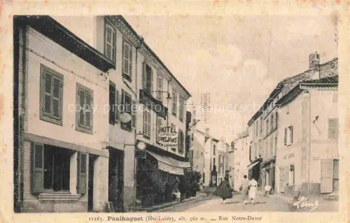 AK / Ansichtskarte Paulhaguet Brioude 43 Haute-Loire Rue Notre-Dame