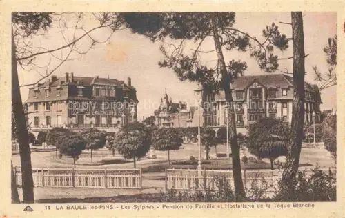 AK / Ansichtskarte LA-BAULE-LES-PINS La Baule sur Mer 44 Les Sylphes Pension de Famille et Hostellerie de la Toque Blanche