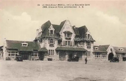 AK / Ansichtskarte LA-BAULE-SUR-MER La-Baule-les-Pins 44 La nouvelle gare