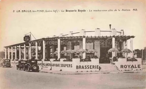 AK / Ansichtskarte LA-BAULE-LES-PINS La Baule sur Mer 44 La Brasserie Royale Rendez-vouz chic de la station