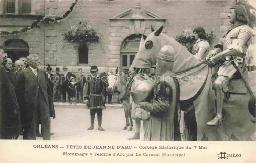 AK / Ansichtskarte ORLEANS 45 Loiret Fêtes de Jeanne d'Arc Cortège Historique du 7 Mai