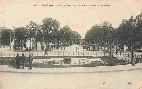 AK / Ansichtskarte ORLEANS 45 Loiret Place Albert Ier et Boulevard Alexandre-Martin