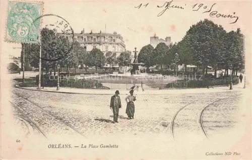 AK / Ansichtskarte ORLEANS 45 Loiret La Place Gambetta
