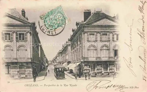AK / Ansichtskarte ORLEANS 45 Loiret Perspective de la Rue Royale