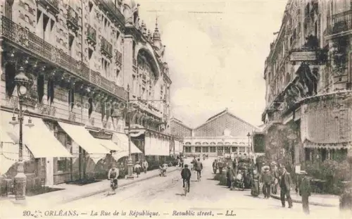 AK / Ansichtskarte ORLEANS 45 Loiret Rue de la République