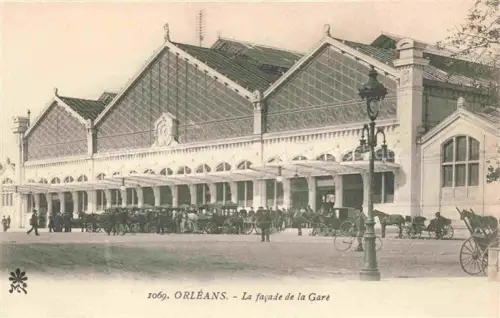 AK / Ansichtskarte ORLEANS 45 Loiret Facade de la gare