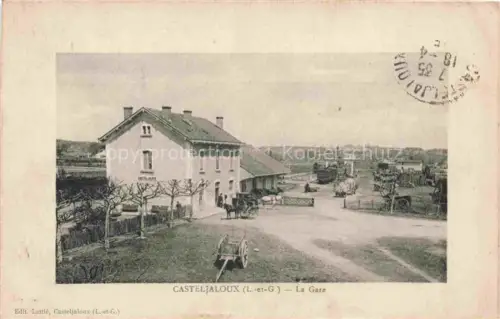 AK / Ansichtskarte Casteljaloux NERAC 47 Lot-et-Garonne La gare