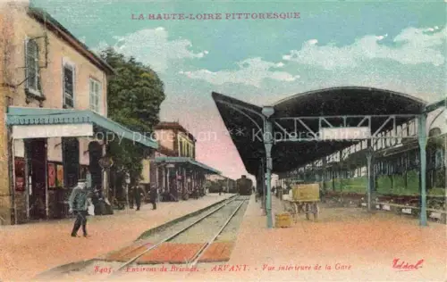 AK / Ansichtskarte Arvant Bournoncle-Saint-Pierre BROIUDE 43 Haute-Loire Vue intérieure de la gare
