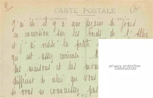 AK / Ansichtskarte Langeac BRIOUDE 43 Haute-Loire Vue générale Partie sud-ouest