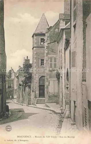 AK / Ansichtskarte Beaugency ORLEANS 45 Loiret Maison du XIIe siècle Rue du Martroi