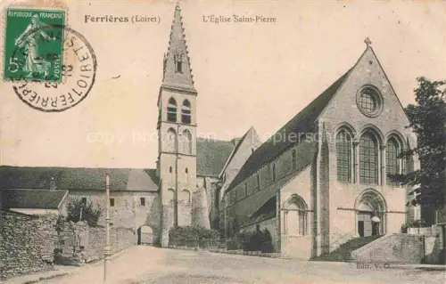 AK / Ansichtskarte Ferrieres-en-Gatinais Montargis 45 Loiret Eglise Saint-Pierre