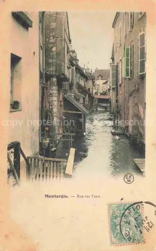 AK / Ansichtskarte MONTARGIS 45 Loiret Rue sur l'eau