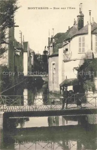 AK / Ansichtskarte MONTARGIS 45 Loiret Rue sur l'eau