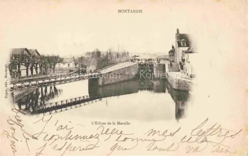 AK / Ansichtskarte MONTARGIS 45 Loiret Ecluse de la Marolle