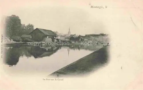 AK / Ansichtskarte MONTARGIS 45 Loiret Le pont sur le canal