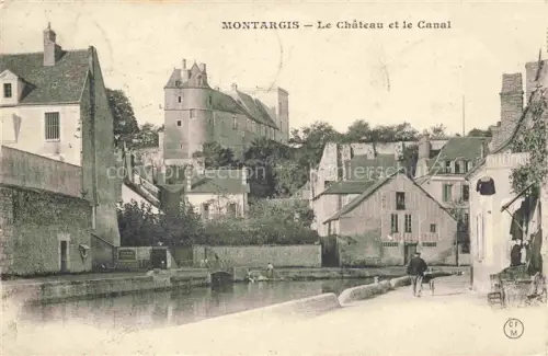 AK / Ansichtskarte MONTARGIS 45 Loiret Le château et le canal