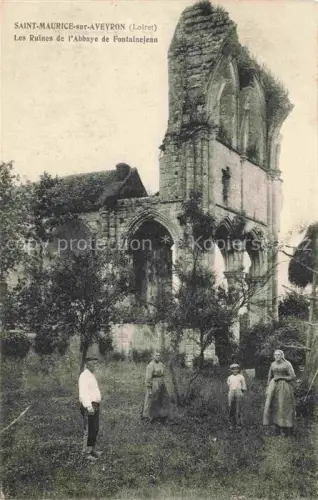 AK / Ansichtskarte Saint-Maurice-sur-Aveyron Montargis 45 Loiret Les ruines de l'Abbaye de Fontainejean