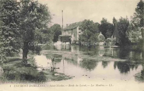 AK / Ansichtskarte Saint-Nicolas Olivet ORLEANS 45 Loiret Bords du Loiret les moulins