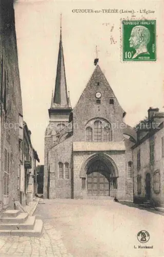 AK / Ansichtskarte Ouzouer-sur-Trezee Montargis 45 Loiret Eglise