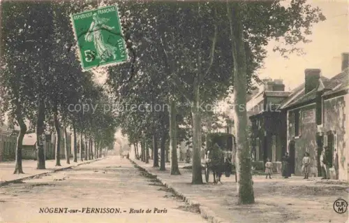 AK / Ansichtskarte Nogent-sur-Vernisson MONTARGIS 45 Loiret Route de Paris