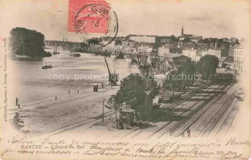 AK / Ansichtskarte NANTES 44 Loire-Atlantique Entrée du port