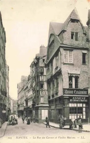 AK / Ansichtskarte NANTES 44 Loire-Atlantique Rue des Carmes et vieilles maisons