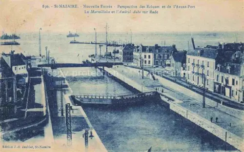AK / Ansichtskarte SAINT-NAZAIRE  ST-NAZAIRE 44 Loire-Atlantique Nouvelle entrée du port Ecluses Avant-Port