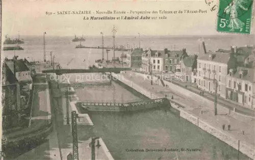 AK / Ansichtskarte SAINT-NAZAIRE  ST-NAZAIRE 44 Loire-Atlantique Nouvelle entrée du port Ecluses Avant-Port