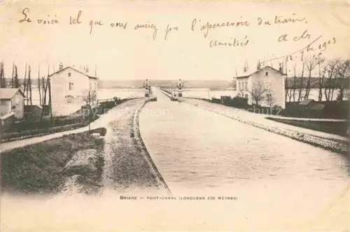 AK / Ansichtskarte Briare-le-Canal Montargis 45 Loiret Pont-canal