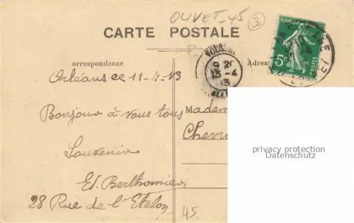 AK / Ansichtskarte Olivet  ORLEANS 45 Loiret Promenade des bords du Loiret