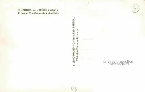 AK / Ansichtskarte Ouzouer-sur-Trezee Montargis 45 Loiret Vue générale Eglise