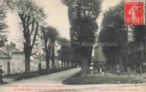 AK / Ansichtskarte Pithiviers-en-Gatinais 45 Loiret Les Mail Est et les anciennes Fortifications La Corderie Faye