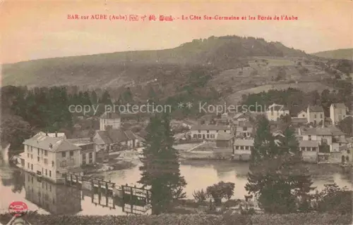 AK / Ansichtskarte Bar-sur-Aube 10 Aube Vue générale Côte Ste. Germaine et les bords de l'Aube