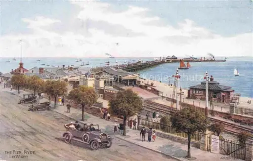 AK / Ansichtskarte ARQ QUINTON Alfred Robert (1853-1934) Kuenstlerkarte Nr. 2555 The Pier Ryde England 