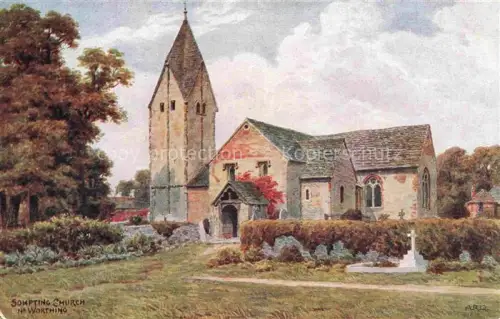 AK / Ansichtskarte ARQ QUINTON Alfred Robert (1853-1934) Kuenstlerkarte Nr. 1894 Sompting Chrurch England 