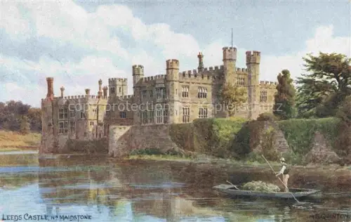 AK / Ansichtskarte ARQ QUINTON Alfred Robert (1853-1934) Kuenstlerkarte Nr. 1405 Leeds Castle Maidstone England 