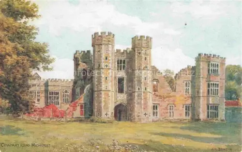 AK / Ansichtskarte ARQ QUINTON Alfred Robert (1853-1934) Kuenstlerkarte Nr. 1918 Cowdray Ruins Midhurst England 