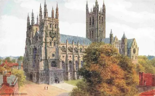 AK / Ansichtskarte ARQ QUINTON Alfred Robert (1853-1934) Kuenstlerkarte Nr. 2715 Canterbury Cathedral England 