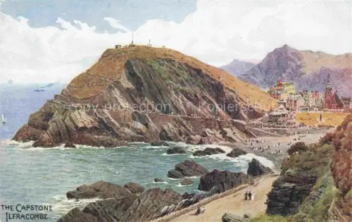 AK / Ansichtskarte ARQ QUINTON Alfred Robert (1853-1934) Kuenstlerkarte Nr. 934 The Capstone Ilfracombe 
