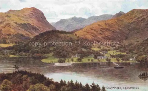 AK / Ansichtskarte ARQ QUINTON Alfred Robert (1853-1934) Kuenstlerkarte Nr. 1495 Ullswater Helvellyn England 