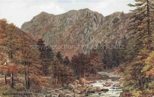 AK / Ansichtskarte ARQ QUINTON Alfred Robert (1853-1934) Kuenstlerkarte Nr. Pass of Aberglaslyn England 