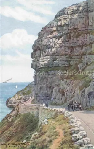 AK / Ansichtskarte ARQ QUINTON Alfred Robert (1853-1934) Kuenstlerkarte Nr. 2855 Marine Drive Gtorme Llandudno England 