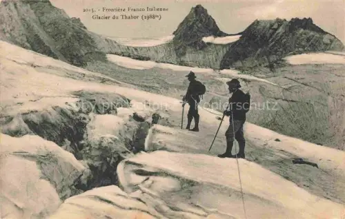AK / Ansichtskarte Bergsteigen Klettern Mountaineering Alpinisme Alpinismo-- Glasier du Thabor