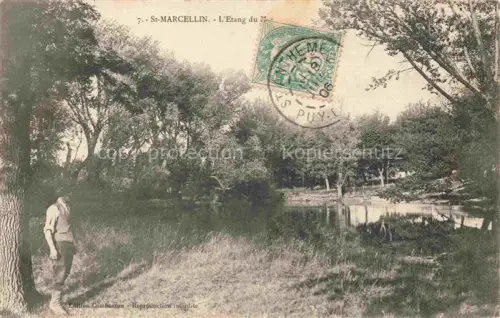 AK / Ansichtskarte St-Marcellin-en-Forez Montbrison 42 Loire Etang
