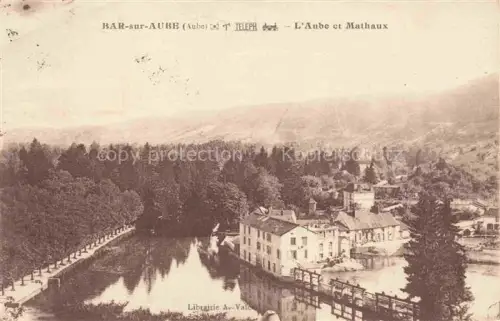 AK / Ansichtskarte Bar-sur-Aube 10 Aube Vue panoramique l'Aube et Mathaux