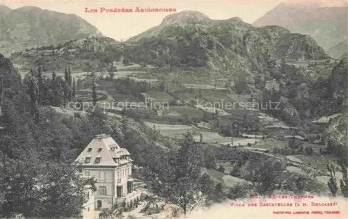 AK / Ansichtskarte Ax-les-Thermes Ax-les-Hermes FOIX 09 Ariege Villa des Cascatelles vue panoramique les Pyrénées Ariégegoises